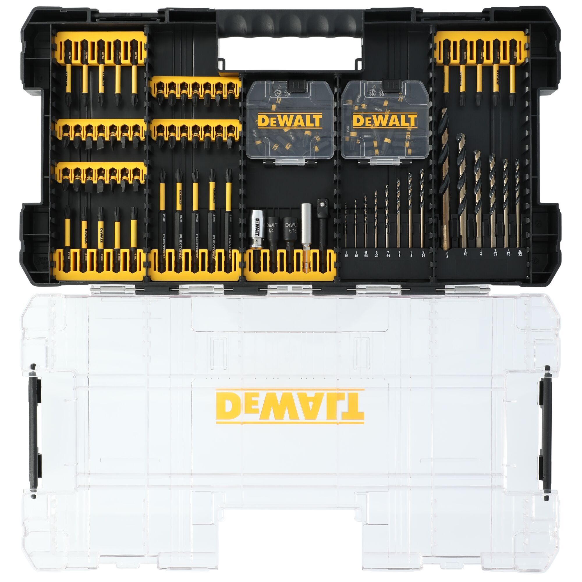 DEWALT ELITE SERIES 1/4in. Impact Driver Bit Set, 100 Pcs., Model# DWAFE100SET